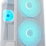 Cougar Airface 180 Gaming Midi Tower Κουτί Υπολογιστή με Πλαϊνό Παράθυρο και ARGB Φωτισμό Λευκό
