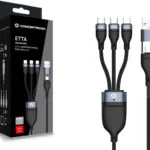 Conceptronic Regular USB to Type-C Cable 5A Μαύρο 1.5m ETTA06B15C