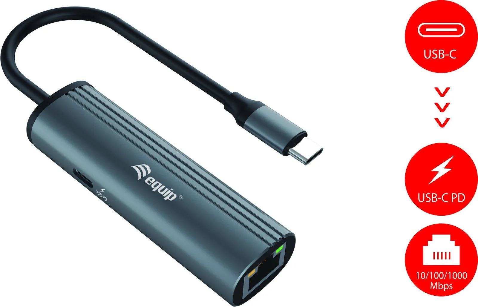 20251119175627_equip_133486_usb_c_antaptoras_diktyou_gia_ensyrmati_syndesi_gigabit_ethernet.jpeg Equip 133486 Αντάπτορας Δικτύου USB-C με Ενσύρματη Σύνδεση Gigabit Ethernet - Image 1