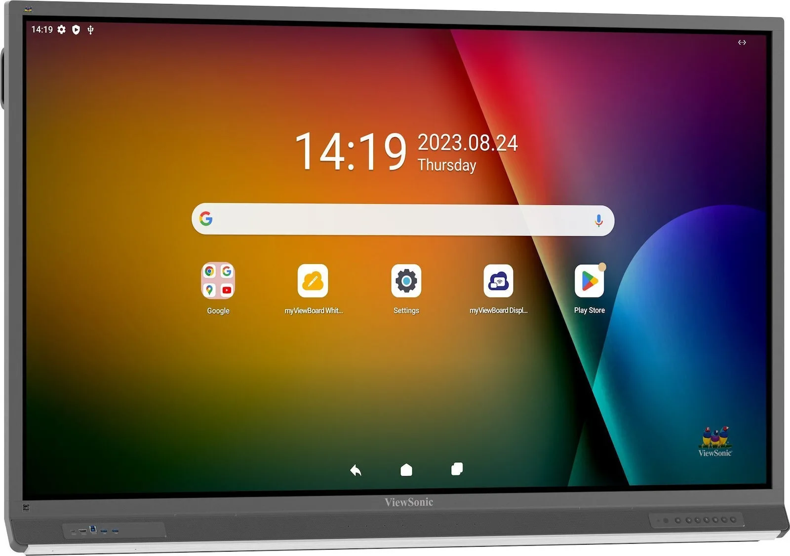 Viewsonic Ifp6552-2f Signage Display Digital Signage Flat Panel 165.1 Cm 65" Lcd 450 Cd/m² 4k Ultra Hd Black Touchscreen Built-in Processor Android - Image 1
