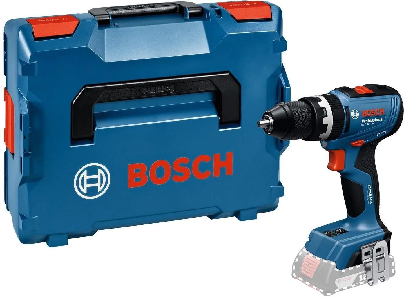 Bosch GSB 18V-65 Κρουστικό Δραπανοκατσάβιδο Μπαταρίας Solo Brushless 18V 06019N3301 - Image 1