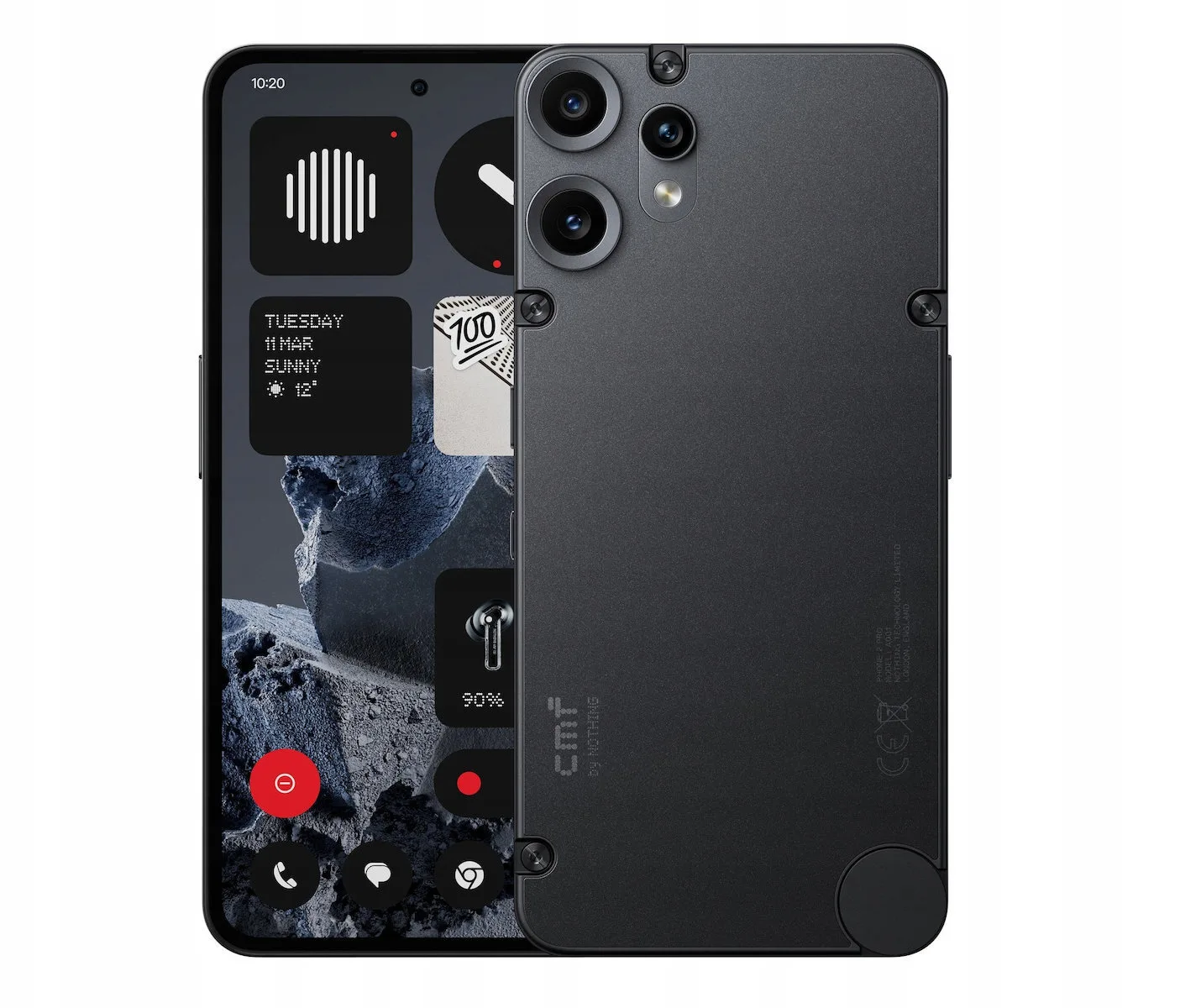20251120164946_nothing_cmf_phone_2_pro_5g_dual_sim_8_128gb_mayro.jpeg Nothing CMF Phone 2 Pro 5G Dual SIM (8/128GB) Μαύρο - Image 1
