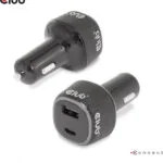 Club3D Φορτιστής Αυτοκινήτου 63W με Θύρες: 1xUSB 1xType-C