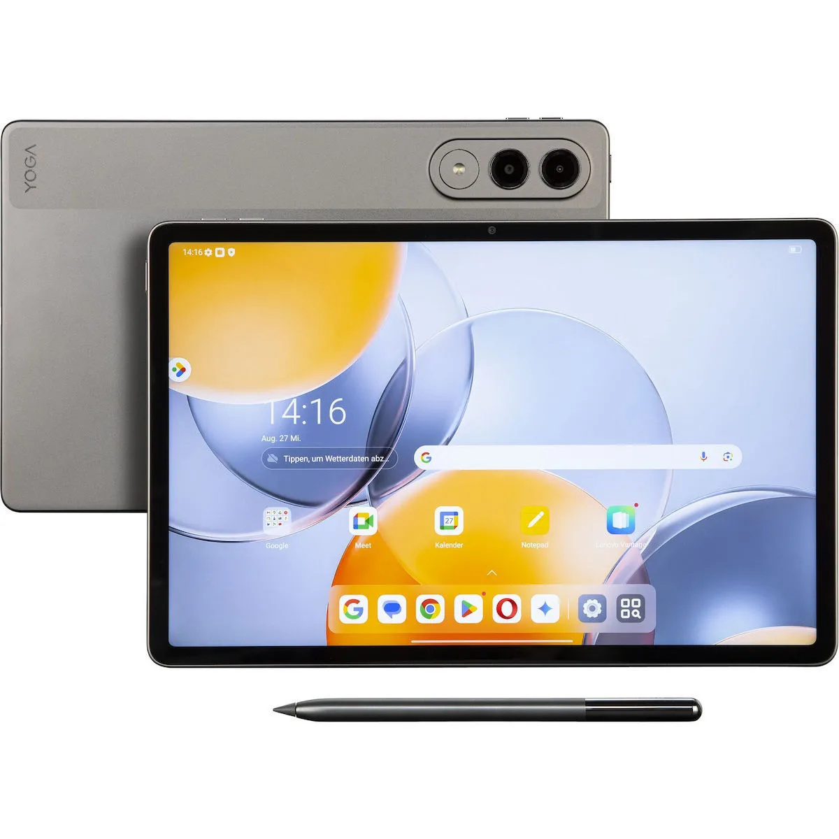 20251124113446_lenovo_yoga_tab_11_1_12gb_256gb_lenovo_tab_pen_pro_luna_grey.jpeg Lenovo Yoga Tab 11.1" (12GB/256GB/Lenovo Tab Pen Pro) Luna Grey - Image 1