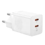 Baseus Φορτιστής Χωρίς Καλώδιο με 2 Θύρες USB-C 40W Power Delivery Λευκός (P10110804217-Z1)