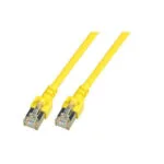 EFB SF/UTP Cat.5e (Gigabit) Καλώδιο Δικτύου Ethernet 3m Κίτρινο K5457.3