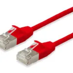 Equip F/FTP Cat.6a (Gigabit) Καλώδιο Δικτύου Ethernet 1.5m Κόκκινο 606179
