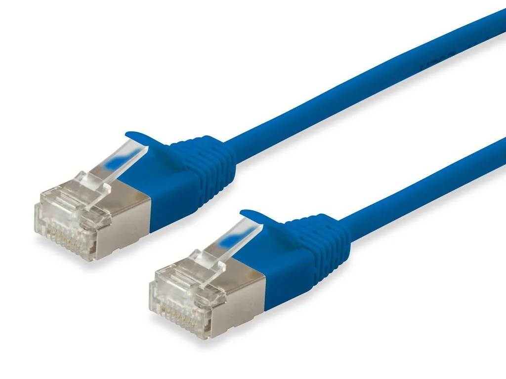 Equip F/FTP Cat.6a (Gigabit) Καλώδιο Δικτύου Ethernet 1.5m Μπλε 606177 - Image 1