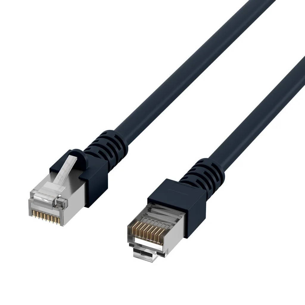 EFB SF/UTP Cat.5e (Gigabit) Καλώδιο Δικτύου Ethernet 0.5m Μαύρο K5456.0,5 - Image 1