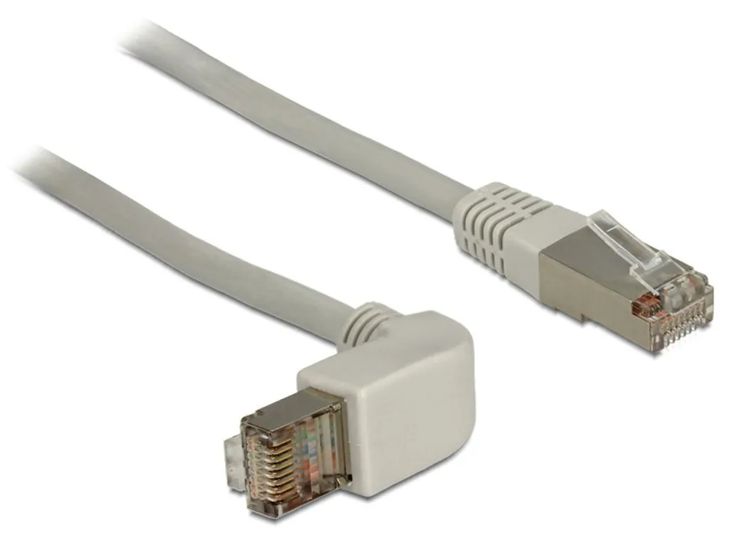 DeLock S/FTP Cat.5e (Gigabit) Καλώδιο Δικτύου Ethernet 1m Γκρι 83515 - Image 1