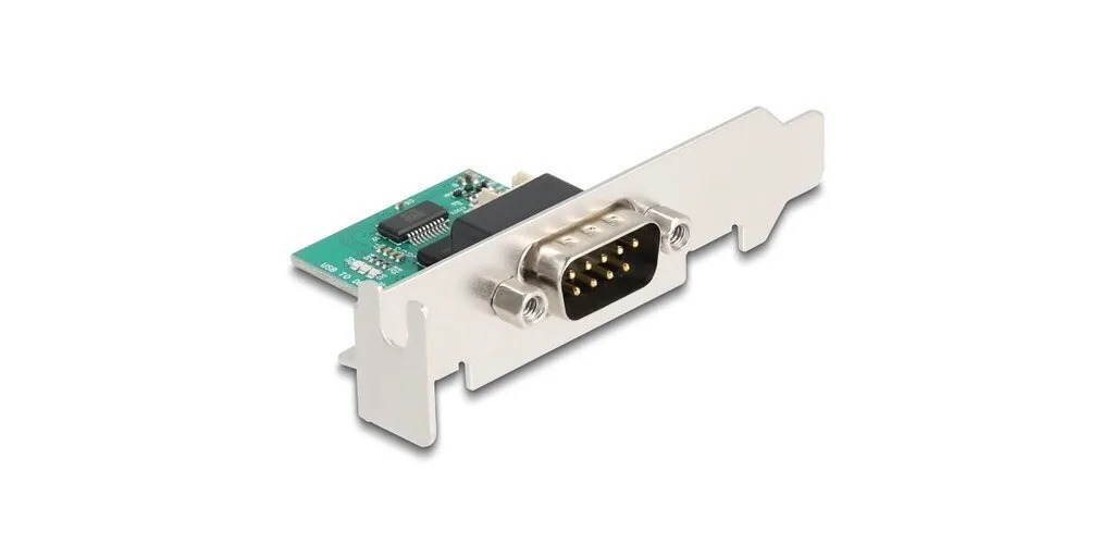 DeLock Usb To Μετατροπέας Serial male σε Serial male Χρυσό 1τμχ - Image 1