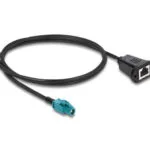 DeLock Μετατροπέας female σε RJ-45 female Μπλε 1τμχ 90700