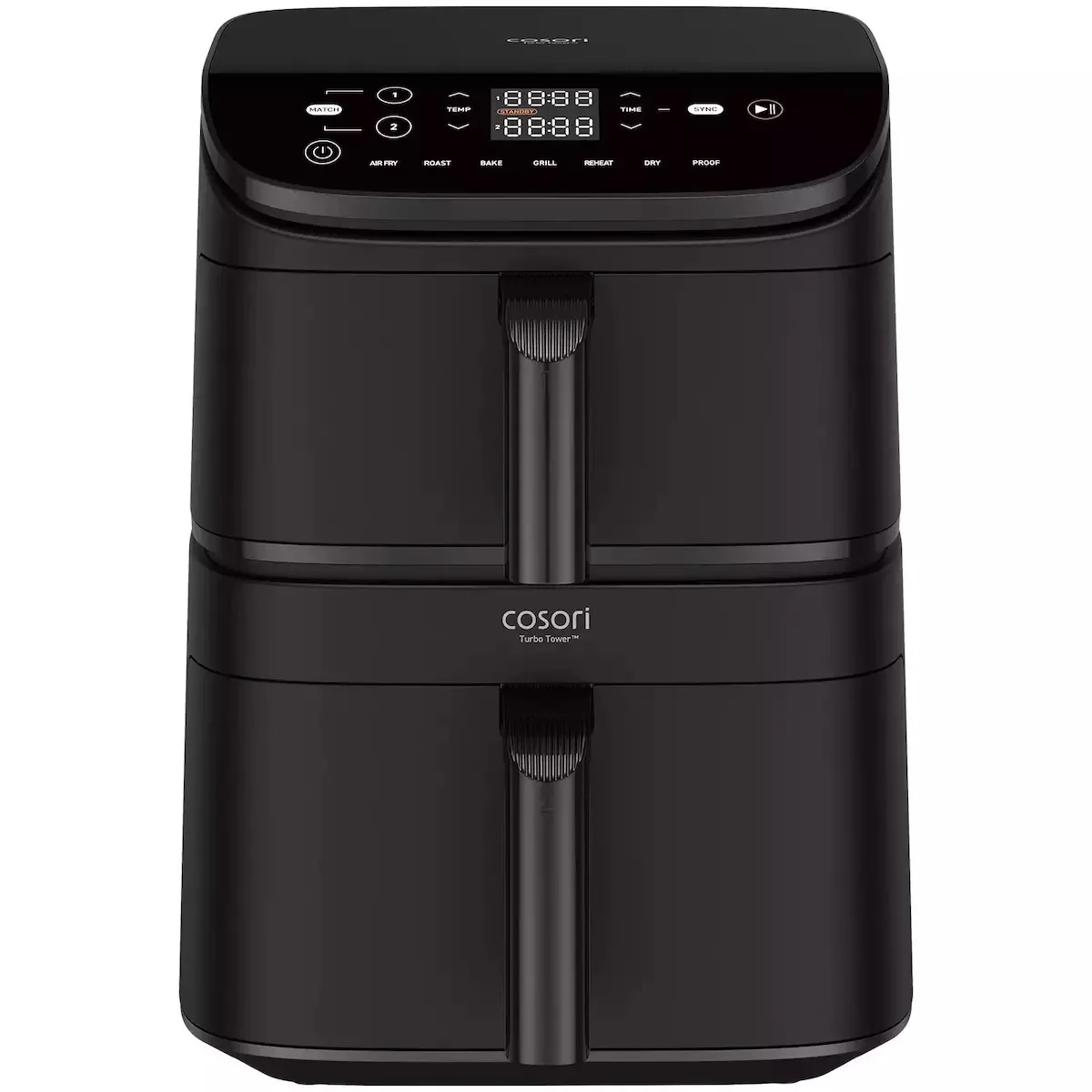 Cosori Air Fryer με Διπλό Αποσπώμενο Κάδο 10.8lt Μαύρο CAF-DC121-AEUR - Image 1
