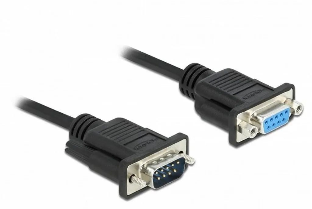 20251127120359_delock_serial_cable_d_sub9_2m_male_female_narrow_male_housing.jpeg Delock Serial Cable D-sub9 2m Male Female Narrow Male Housing - Image 1