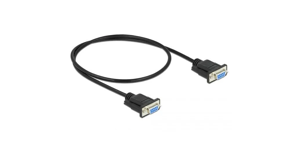 Καλώδιο Σειριακό Delock Serial Nullmodem D-sub9 10 M F St-housing - Image 1