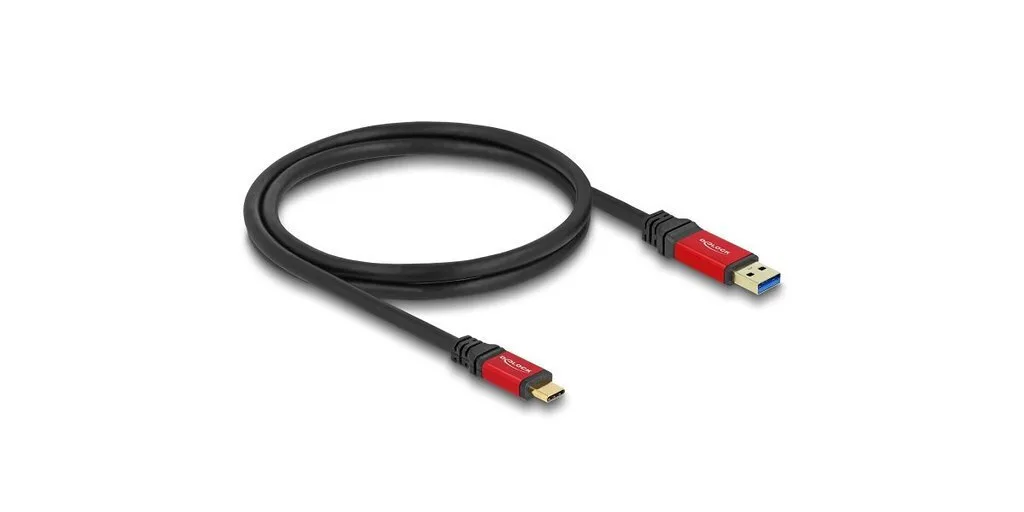 DeLock USB 3.2 Cable USB-C male - USB-C Χρυσό 1m 80617 - Image 1