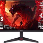 Acer Nitro VG240YP6bmipx IPS Monitor 23.8" FHD 1920x1080 144Hz με Χρόνο Απόκρισης 4ms GTG