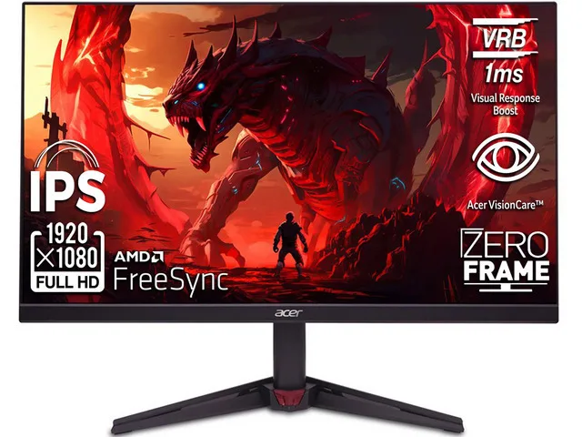 Acer Nitro VG240YP6bmipx IPS Monitor 23.8" FHD 1920x1080 144Hz με Χρόνο Απόκρισης 4ms GTG - Image 1