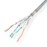 Roline S/FTP Cat.7 (10Gbps) Καλώδιο Δικτύου Ethernet 300m Γκρι