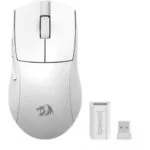 Redragon K1ng Lite M916-LIT-1K Ασύρματο RGB Gaming Ποντίκι 8000 DPI Λευκό
