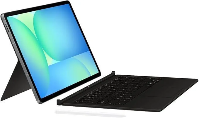 Samsung Flip Cover με Πληκτρολόγιο στα Γερμανικά Μαύρη (Tab S10 FE+) - Image 1