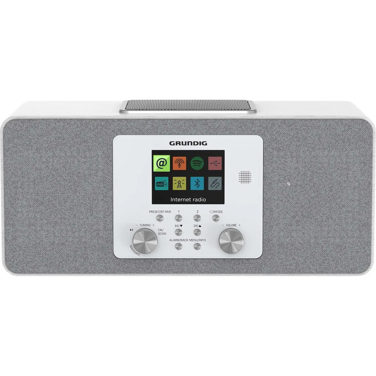 20251208121805_grundig_dtr_6100_epitrapezio_radiofono_reymatos_dab_me_bluetooth_kai_usb_asimi.jpeg Grundig DTR 6100 Επιτραπέζιο Ραδιόφωνο Ρεύματος DAB+ με Bluetooth και USB Ασημί - Image 1