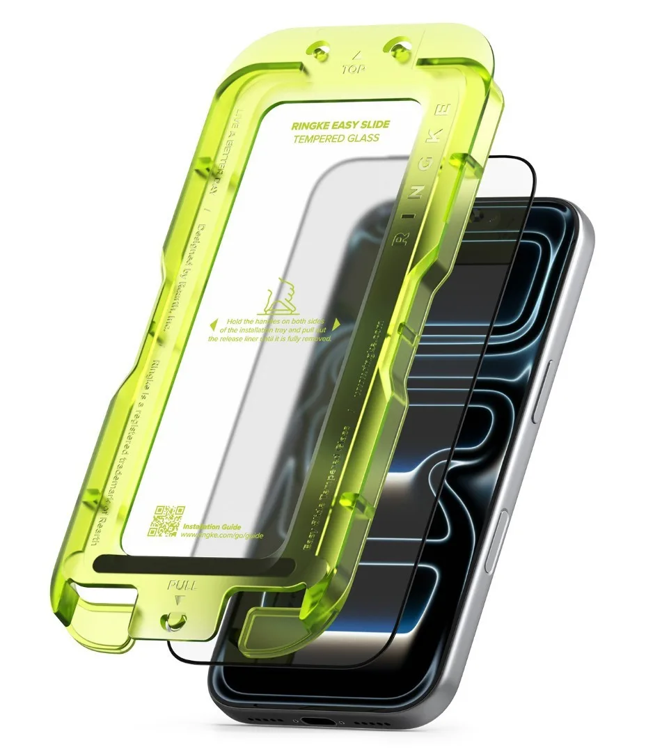 Ringke Easy Slide Full Glue Tempered Glass 2τμχ (iPhone 17 Pro) - Image 1