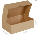 thessPACK Χαρτοκιβώτιo Συσκευασίας 3 Φύλλων Π20 x Β12.5 x Υ7.5εκ. 25τμχ No40