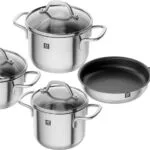 Zwilling J.A. Henckels Pico Σετ Μαγειρικά Σκεύη από Ανοξείδωτο Ατσάλι με Αντικολλητική Επίστρωση 7τμχ