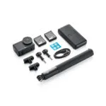 DJI Osmo Action 6 50GB Action Camera 4K Ultra HD Adventure Combo με Οθόνη Αφής 2.5" και Wi-Fi Μαύρη