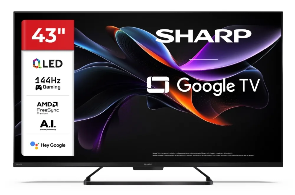 Sharp Smart Τηλεόραση 43" 4K UHD QLED 43HR7265E HDR (2025) - Image 1