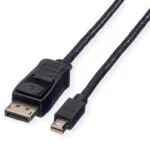 Value Cable DisplayPort male - mini DisplayPort male 1.5m Μαύρο (11.99.5638)