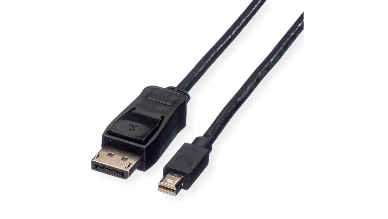 Value Cable DisplayPort male - mini DisplayPort male 1.5m Μαύρο (11.99.5638) - Image 1
