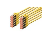 Digitus S/FTP Cat.6 (Gigabit) Καλώδιο Δικτύου Ethernet 2m Κίτρινο 10τμχ DK-1644-020-Y-10