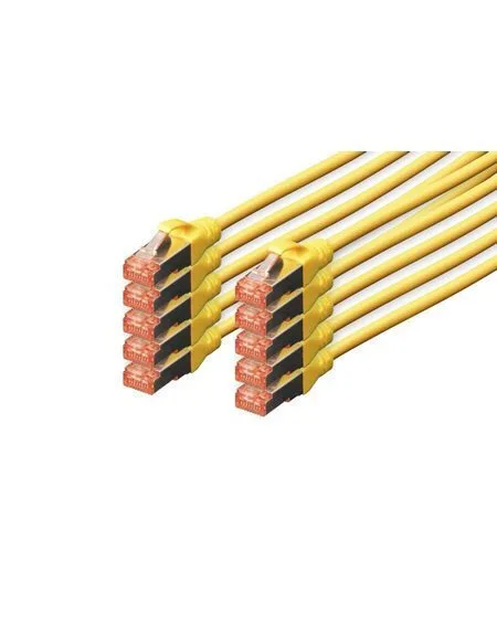 Digitus S/FTP Cat.6 (Gigabit) Καλώδιο Δικτύου Ethernet 2m Κίτρινο 10τμχ DK-1644-020-Y-10 - Image 1