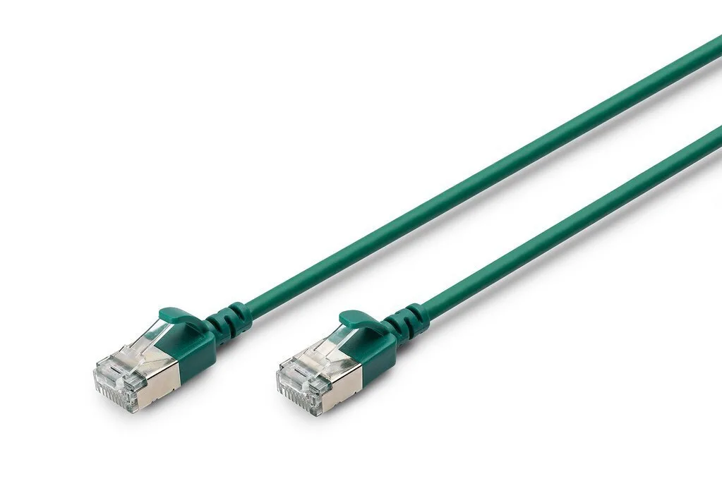 Digitus F/FTP Cat.6a (Gigabit) Καλώδιο Δικτύου Ethernet 2m Πράσινο 10τμχ DK-1632-A-020S-G - Image 1