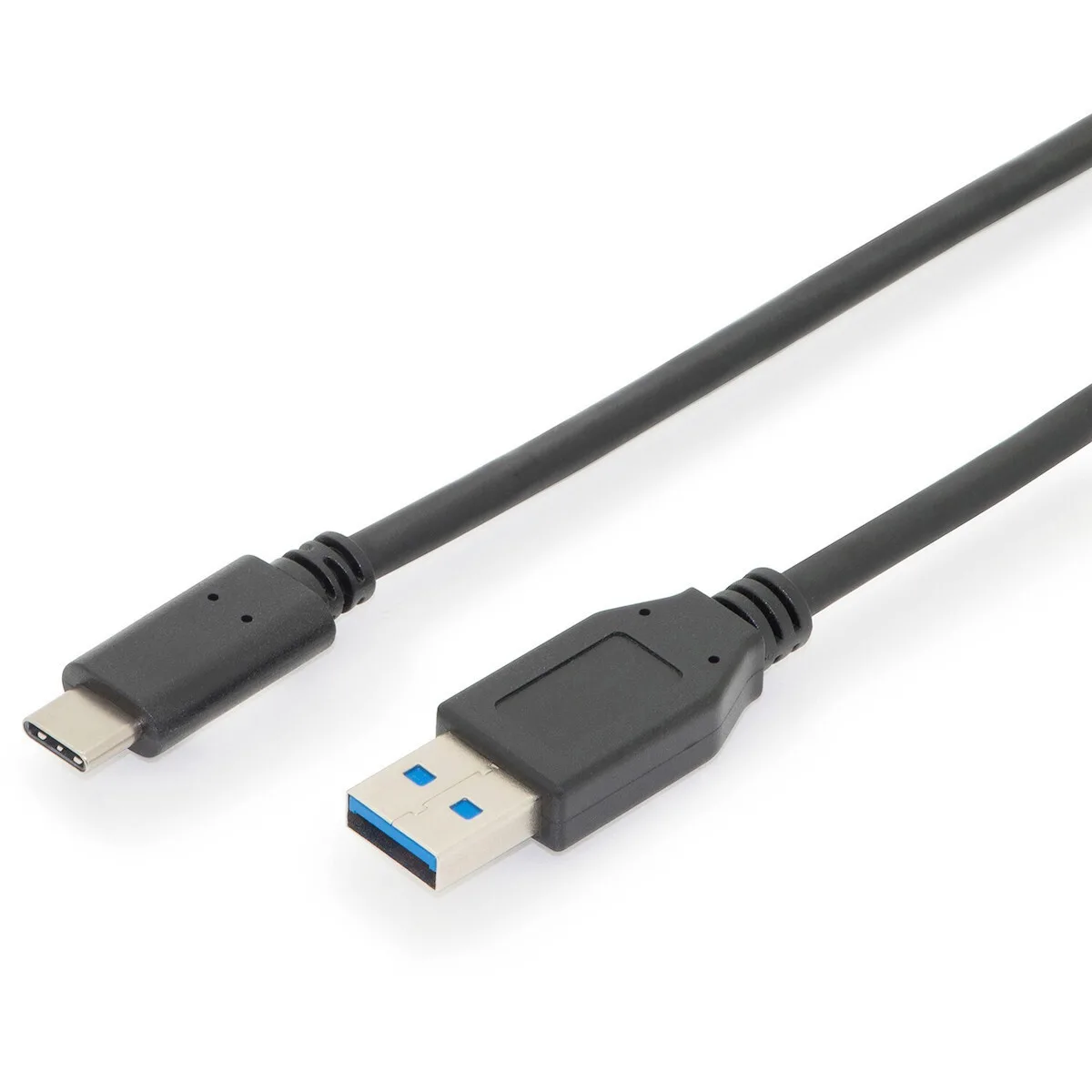 Digitus USB 3.1 Cable USB-C male - USB-A PD Μαύρο 1m AK-300146-010-S - Image 1