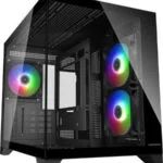 Cougar FV150 MINI Gaming Mini Tower Κουτί Υπολογιστή με Πλαϊνό Παράθυρο Μαύρο