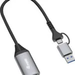 Equip Μετατροπέας USB-A / USB-C male σε HDMI male Γκρι 1τμχ 133498