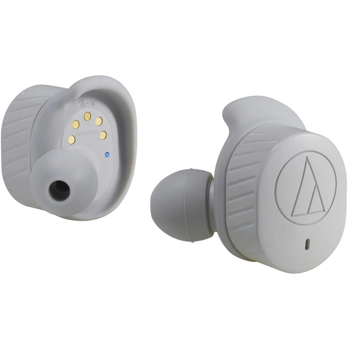 20251216154410_audio_technica_ath_sport7tw_in_ear_bluetooth_handsfree_akoustika_me_thiki_fortisis_gri.jpeg Audio Technica ATH-SPORT7TW In-ear Bluetooth Handsfree Ακουστικά με Θήκη Φόρτισης Γκρι - Image 1