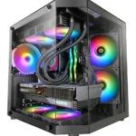 Tacens MARS MC-3TLITE Gaming Mini Tower Κουτί Υπολογιστή με Πλαϊνό Παράθυρο και ARGB Φωτισμό Μαύρο