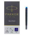 Parker 5 Ανταλλακτικά Μελάνια για Πένα Μπλε 1006-ΜΑΥ