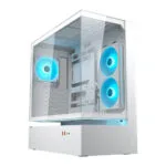 Cougar CFV235 Gaming Midi Tower Κουτί Υπολογιστή με Πλαϊνό Παράθυρο και RGB Φωτισμό Λευκό