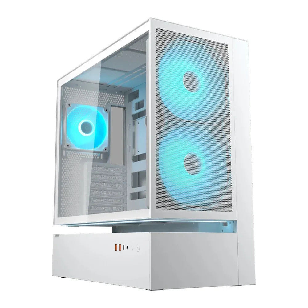 Cougar CFV235 Mesh Gaming Midi Tower Κουτί Υπολογιστή με RGB Φωτισμό Λευκό - Image 1