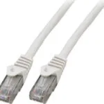 EFB U/UTP Cat.6 (Gigabit) Καλώδιο Δικτύου Ethernet 0.5m Λευκό K8104WS.0.5
