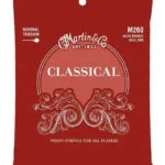 M260 Martin Classical String Set Bronze Wound & Clear Nylon