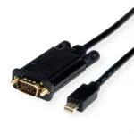 Καλώδιο Roline Roline Καλώδιο Mini Displayport Vga Mini Dp M Vga M Μαύρο 1 Μ