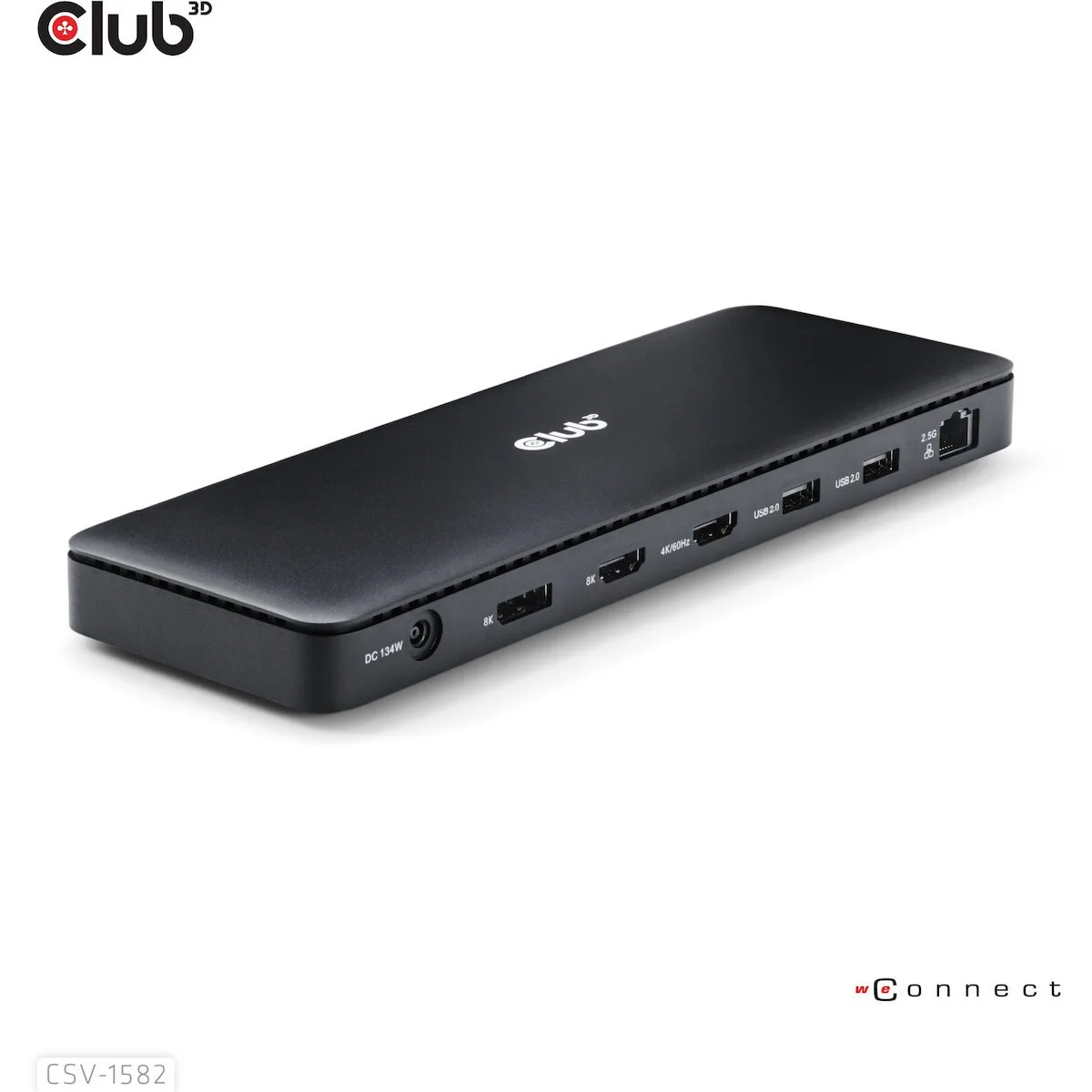 Club3D Thunderbolt 4 Docking Station με HDMI/DisplayPort 4K PD Ethernet Μαύρο (CSV-1582) - Image 1