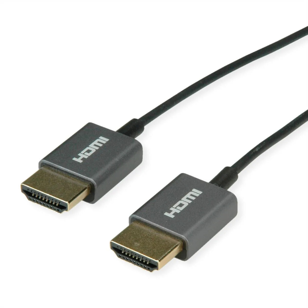20260107100355_roline_hdmi_cable_ultra_hd_8k60hz_ultra_slim_black_1_5m_roline_11_04_5937.jpeg Roline Hdmi Cable Ultra Hd 8k60hz Ultra Slim Black 1.5m Roline 11.04.5937 - Image 1