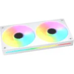 Cougar UNITY 240 Case Fan (2500rpm / 78.2cfm) με ARGB Φωτισμό και Σύνδεση 3-Pin / 4-Pin PWM Λευκό